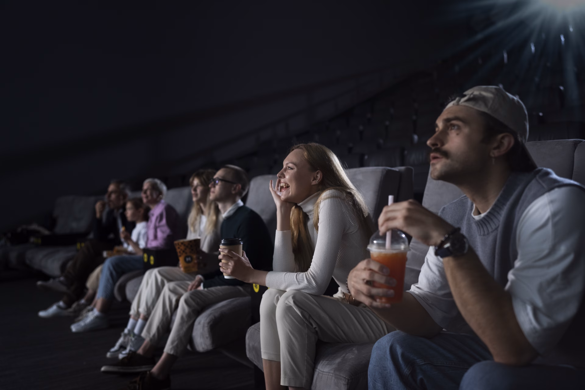 Público en una sala de cine en Mar del Plata