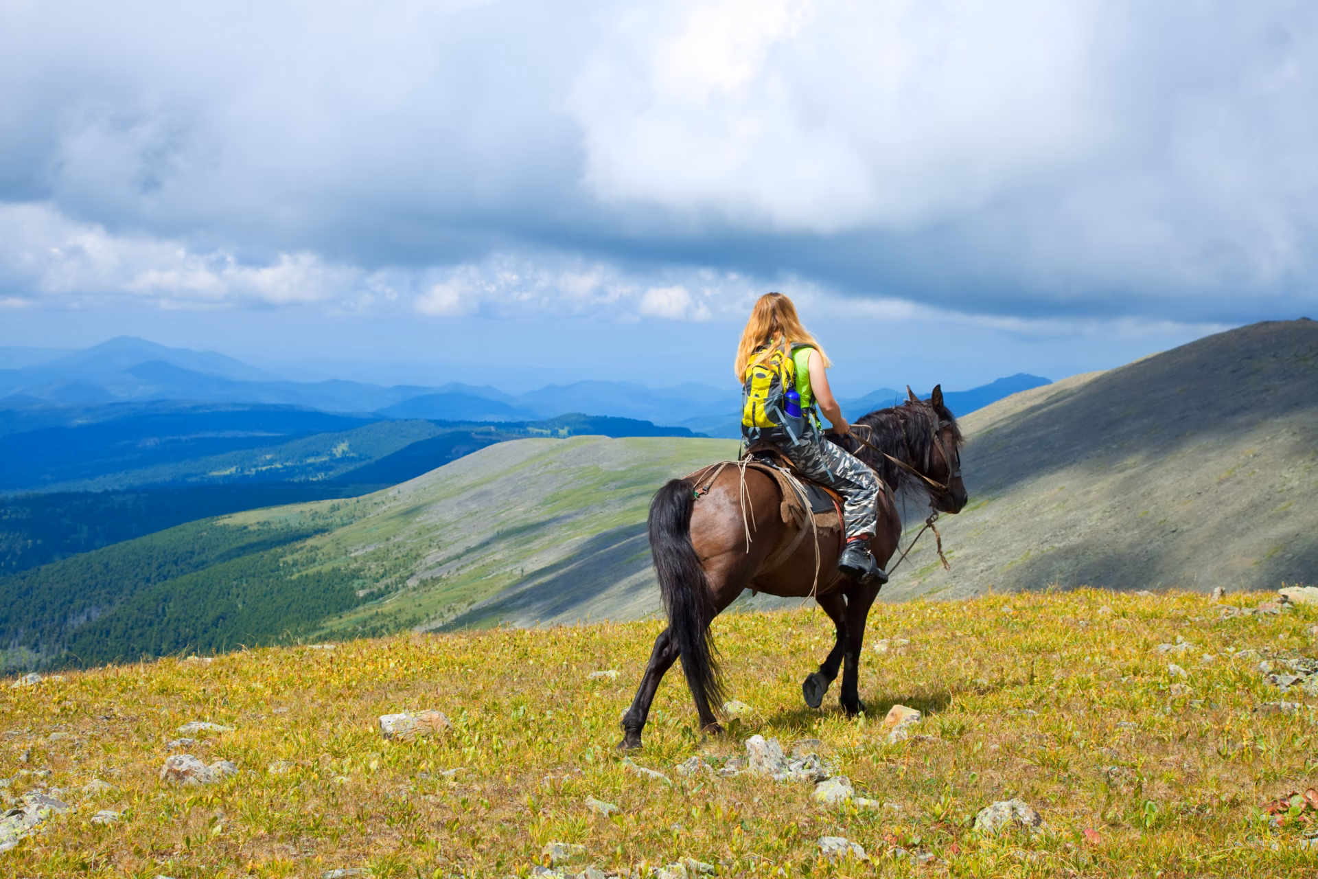 Cabalgata por las sierras cerca de Mar del Plata