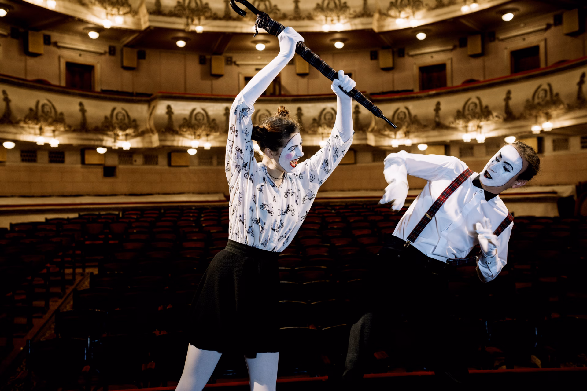 Función de teatro en Mar del Plata